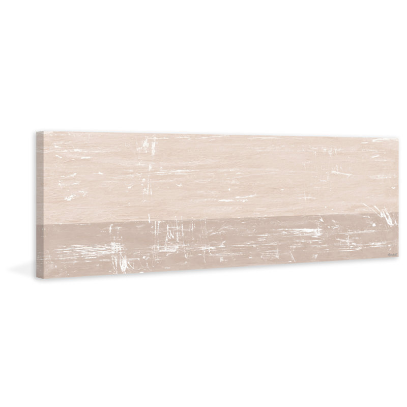 Settled Sediment - Wrapped Canvas Painting, 38cm H x 114cm W x 3.81cm D
