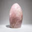 Grande forme libre de quartz rose poli véritable (102 lb)