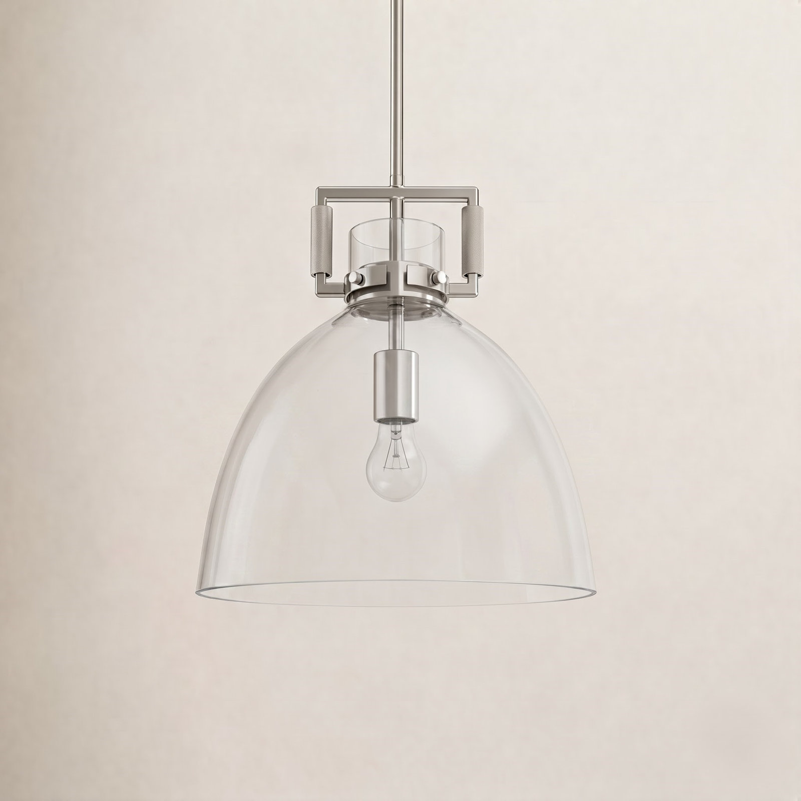 Miami Dimmable 1 - Light Pendant, Brushed Nickel