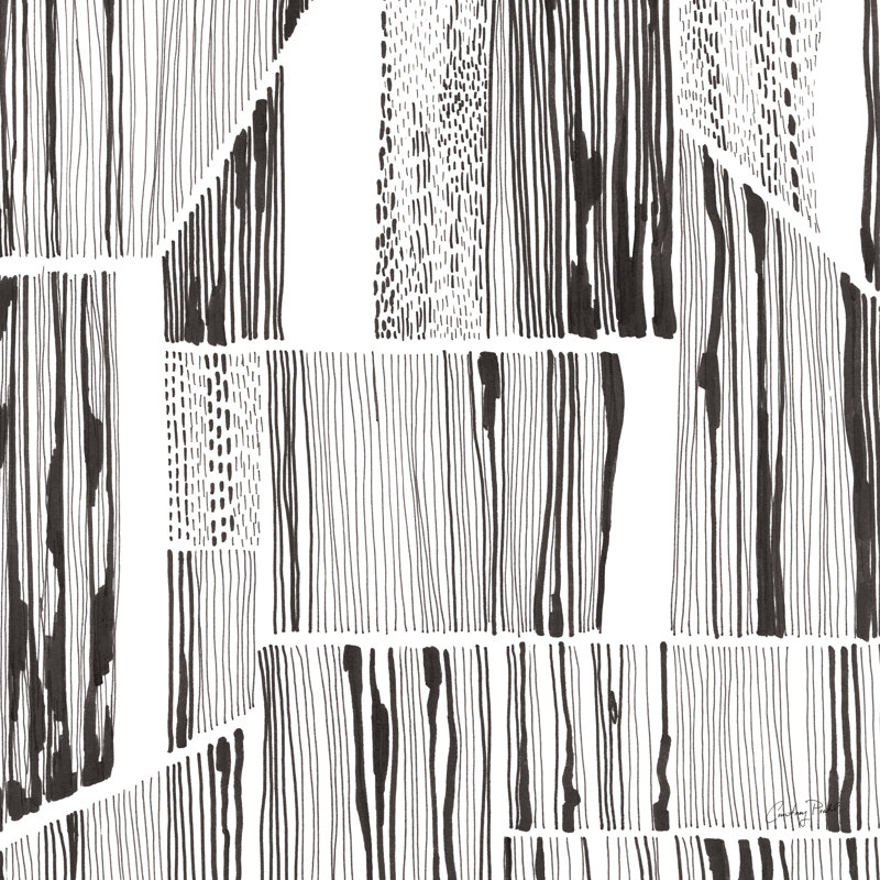 Lined up III 1 Piece Wrapped Canvas Painting, 76cm H x 51cm W