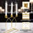 9'' H Metal Candlestick
