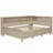 Wood Daybed with Storage Shelves and 3 Drawers-1617766127
