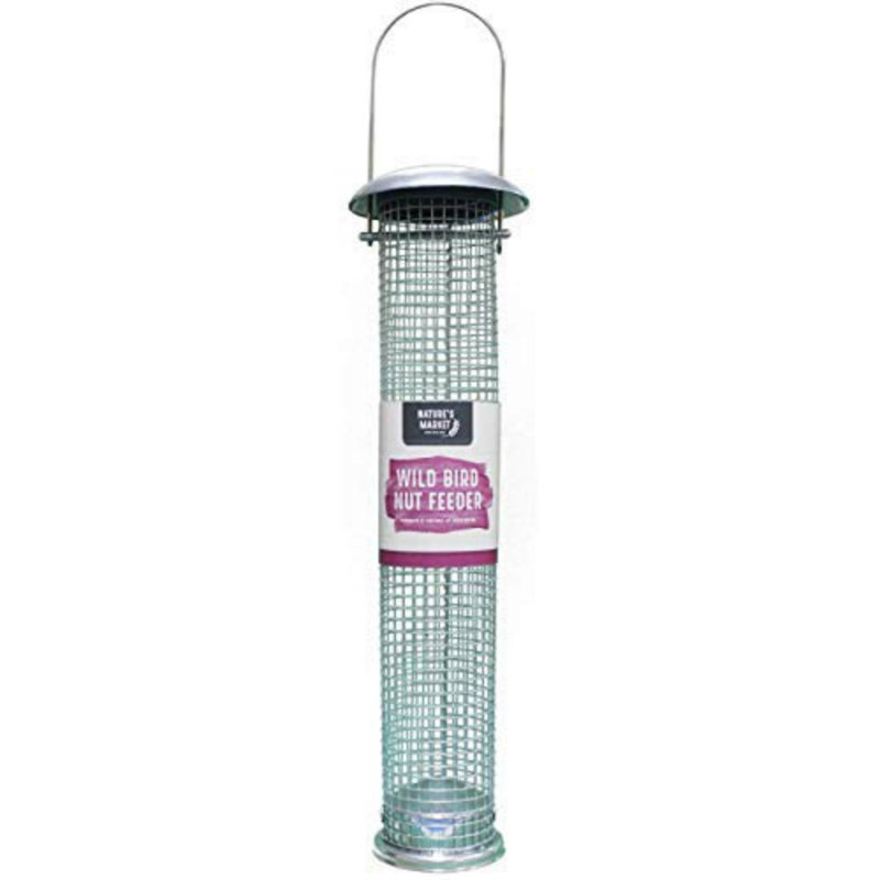 Ethel Metal Hanging Tube Bird Feeder, 36cm H x 6cm W x 6cm D