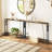 Naun 78.7" Console Table with Power Outlet Narrow Sofa Table-755355945