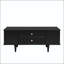 Table basse 47,2 po en bois avec 4 tiroirs et 2 compartiments latéraux cachés-129414981