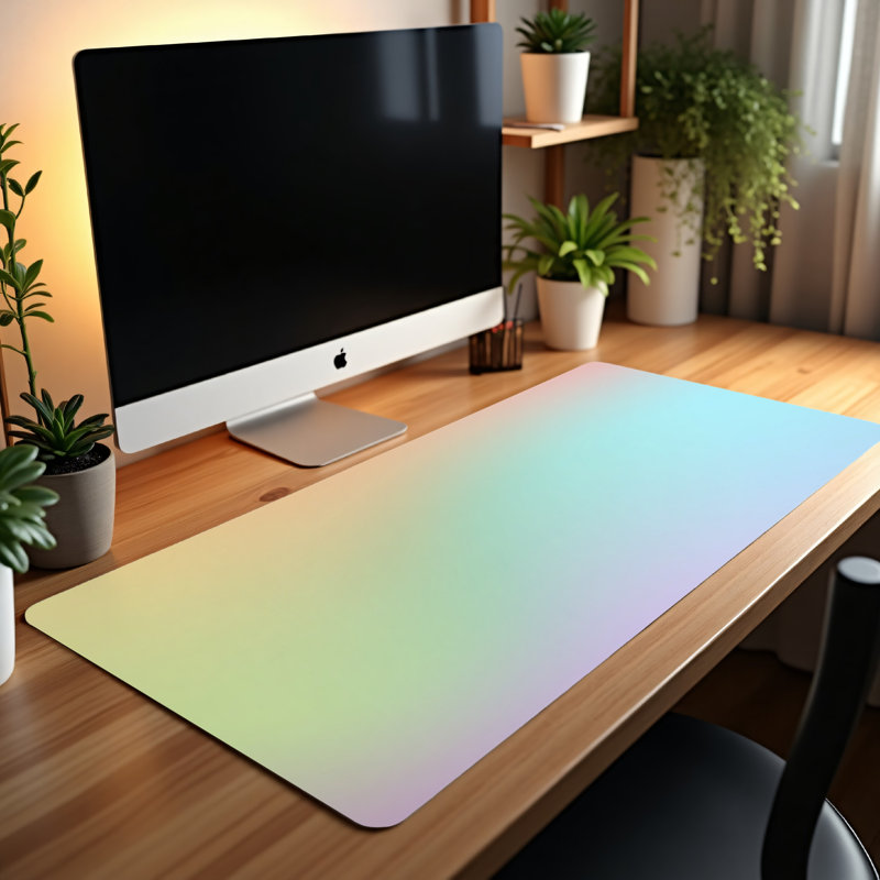 Polyester Desk Pad, 31.5x15.5