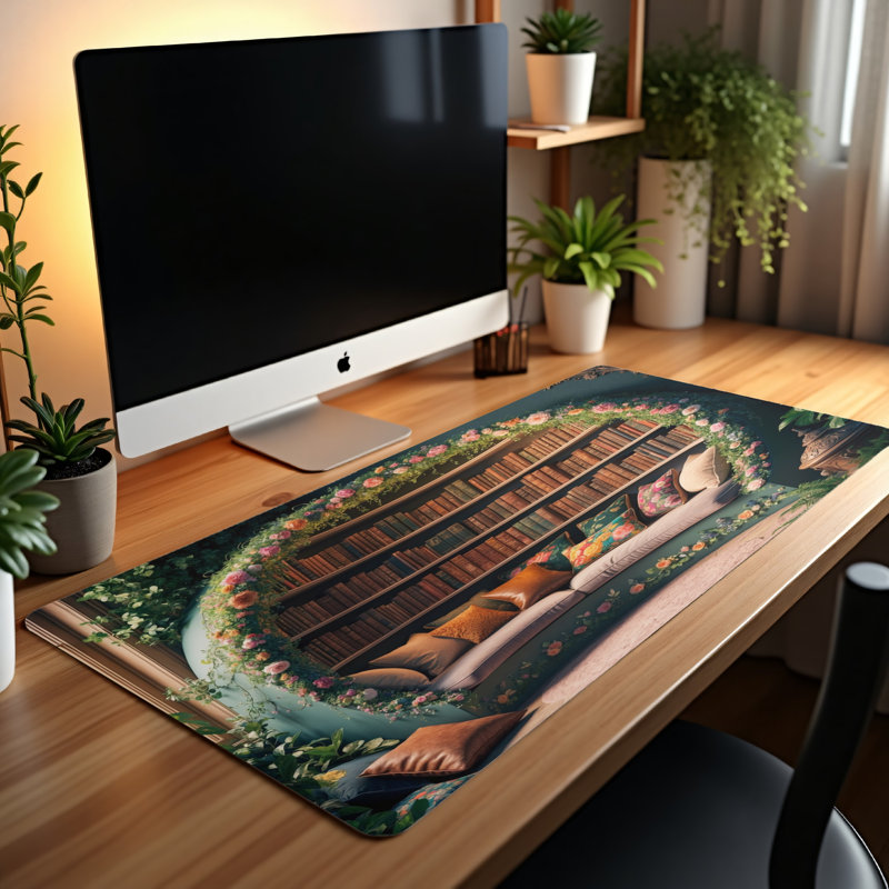 Polyester Desk Pad, 31.5x15.5