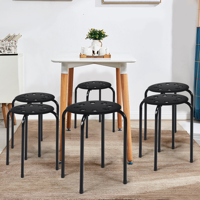 Harley-Davidson Steel Accent Stool, Black