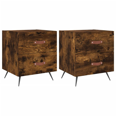 Hilaire 40 cm W Iron Bedside Table