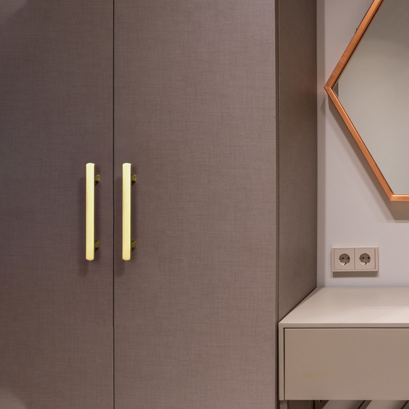 Bar Pull Multipack, Brushed Brass, 3 3/4"