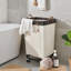 Rolling Laundry Hamper with Handles-486546192