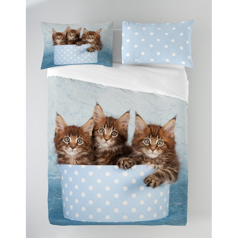 Modern & Contemporary Cotton Duvet Cover, Queen