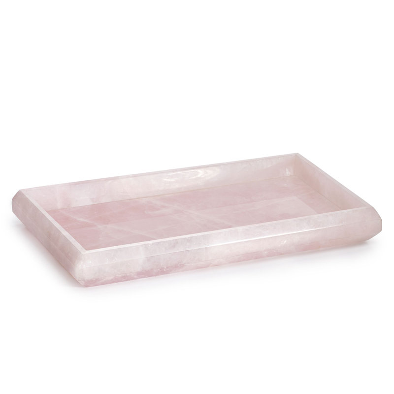 Rockwell Bathroom Tray, Pink