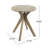 Tinnin 2 - Person Acacia Wood Patio Dining Set with Round Table , Cushions Included-1314860716