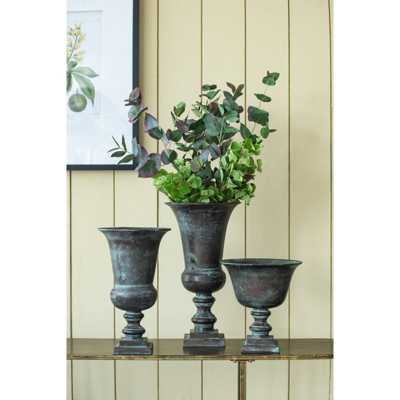 Vase de table Epernay, H 14,6 po x l 9,1 po x P 9,1 po
