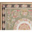 Hand-Knotted High-Quality Green and Brown Area Rug