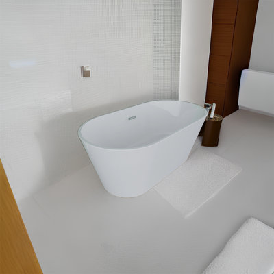 67'' x 31'' Freestanding Acrylic Bathtub