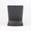 Ensemble de 2 tabourets de bar rembourrés à hauteur de comptoir de 26,25 po avec garniture cloutée, gris anthracite foncé et noyer