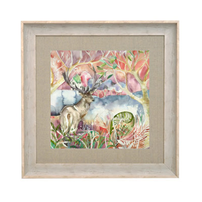 Wandering Stag - Single Picture Frame Print