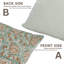 Housse de coussin en lin pur à motif de Fab Fabine, brun, 6 Kamal-108106950-108106953
