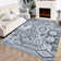 Machine Washable Area Rug Bohemian Rugs for Living Room Low Pile Non-Shedding Vintage Carpet for Bedroom Dining Home Office