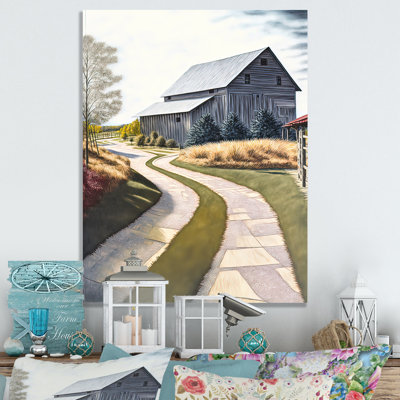 Archak charmant chalet dans le pays II - ferme / campagne toile Art mural