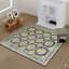 Tapis beige en laine noué à la main Giselle-147118728