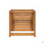 Table d'appoint en bois d'acacia