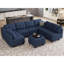 Canapé modulaire en U avec coussins en U 116,6 po Ashbury Ivery-46675913