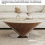 Table basse créative en dalle de granit de style médiéval-626640289