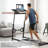 Small Standing Desk With Wheels, Portable Treadmill Desk, Rolling Desk Adjustable Height For Laptop, Mobile Standing Table For Walking Pad, Bedside Table