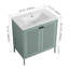 Meuble-lavabo luxueux avec lavabo en céramique et beaucoup de rangement