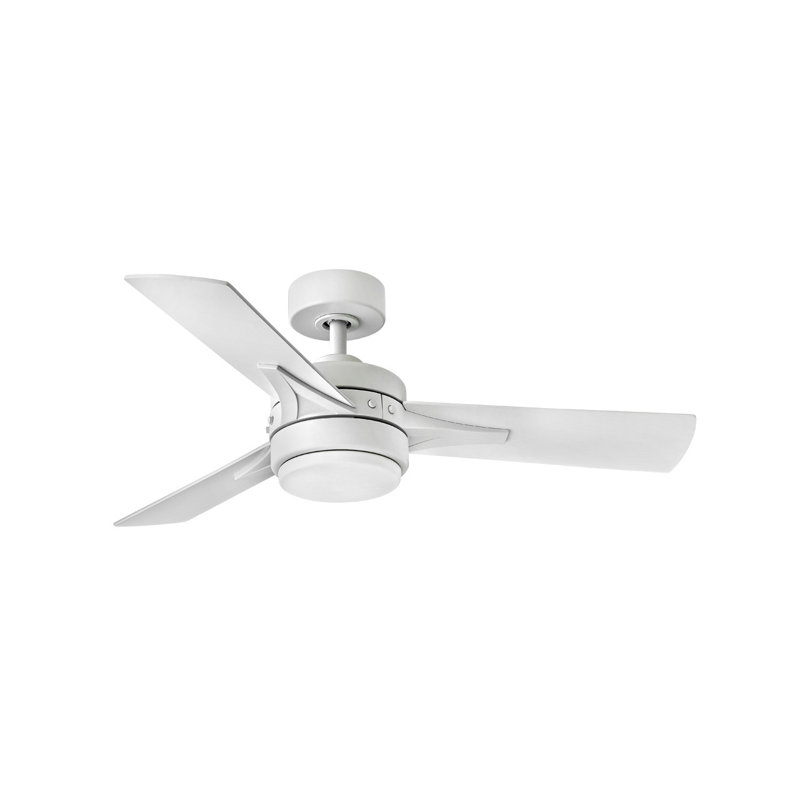 Peppadew 44'' Ceiling Fan with LED Lights, Matte White