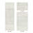 Merkle Premium 100% Cotton 2155 GSM 3-Piece Bath Rug Set, OEKO-TEX® Certified, Non-Slip Spray Latex Backing, Plush Tufted, Super Absorbent, Machine Washable Bathroom Rugs for Bathroom, Shower & Tub, Ivory-2109552170-2123975018