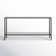 Hera 62'' Glass Top Console Table