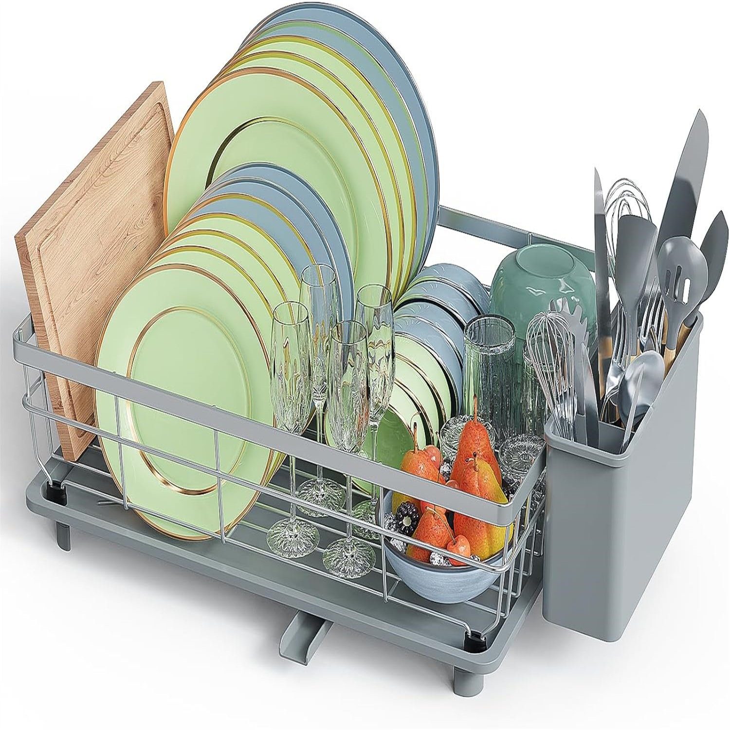 YITAHOME Adjustable Stainless Steel Dish Rack | Wayfair