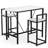 Rothger 2 - Person Four Leg Dining Set-351720928