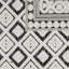 Tapis intérieur / extérieur gris / blanc Ady-1889001013