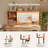 Height Adjustable Standing Desk with Hutch-650600492
