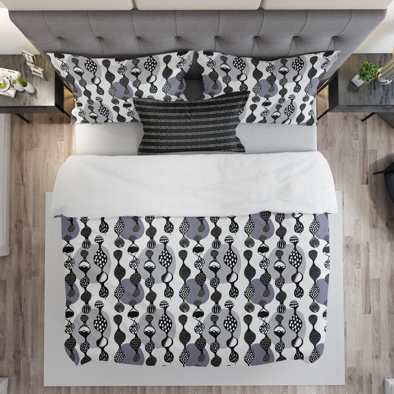Ensemble de housse de couette Vancamp, Grand, Lilas