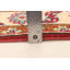 Tapis de couloir rouge en laine noué à la main de conception unique 2 pi 8 po x 9 pi 7 po New Age
