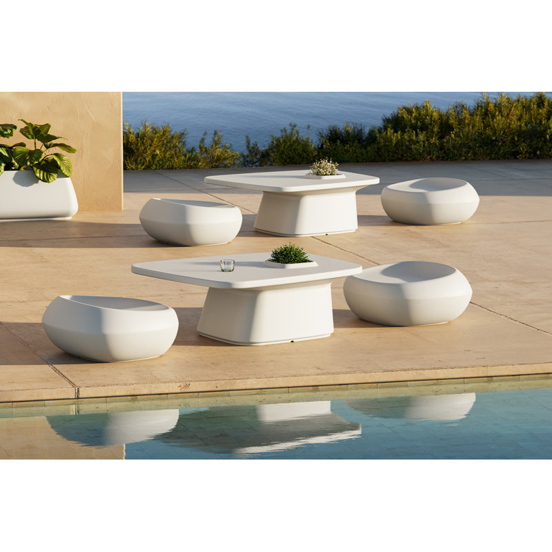 Noma Plastic Coffee Table, Bronze
