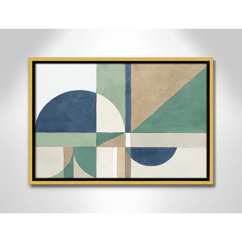 Floater Frame Canvas, 13.5" H x 19.5" W x 2" D, Gold Framed