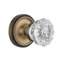 Classic Rosette with Crystal Door Knob-1060249237
