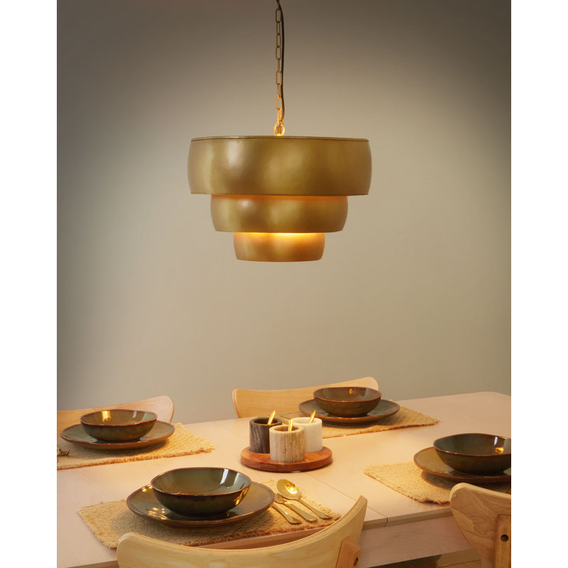 Advith 1 - Light Gold Unique/Statement Pendant
