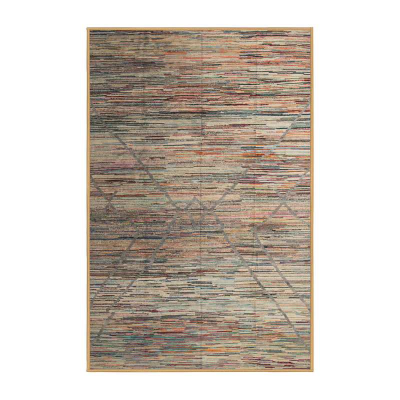 Abstract Indoor Rug, Rectangle 3' x 5'