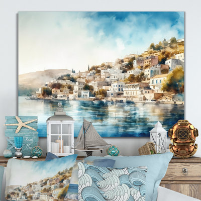 Blue Mediterranean Seaside Charm " Blue Mediterranean Seaside Charm "