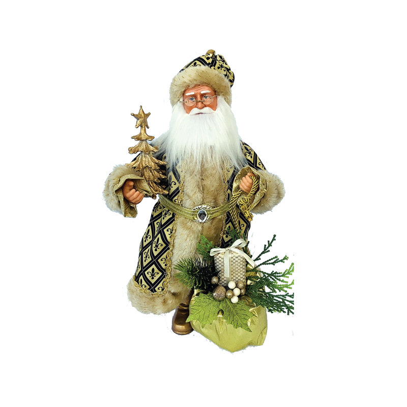15 "Fleur De Lis Claus
