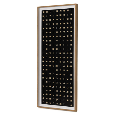 See Through Black Oak Painting by Four Hands Art Studio