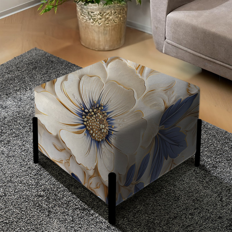 Repose-pieds Cobalt Cameo Delight